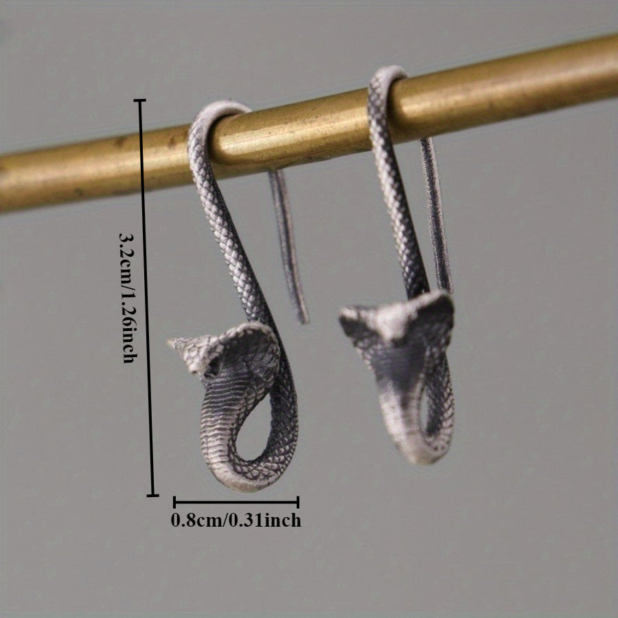 The Subtle Serpent – Sleek Unisex Earrings