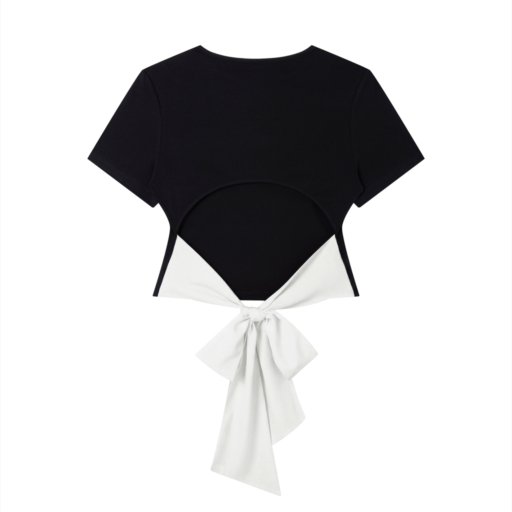 House of Lenore Bow Back Top