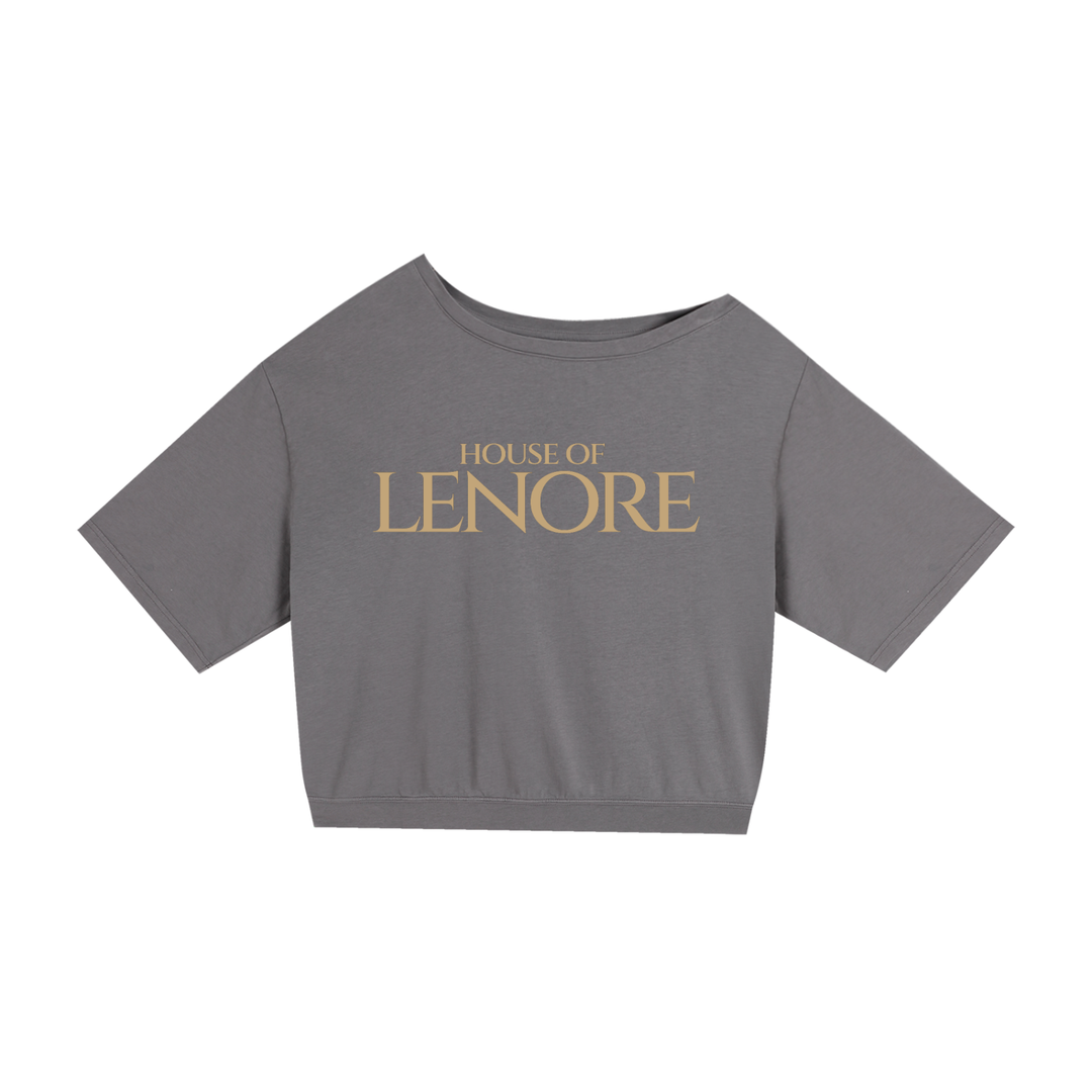 Asymmetric Shoulder Oversized Cotton T-Shirt