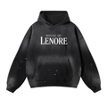 Vintage Washed Frayed Fleece Hoodie