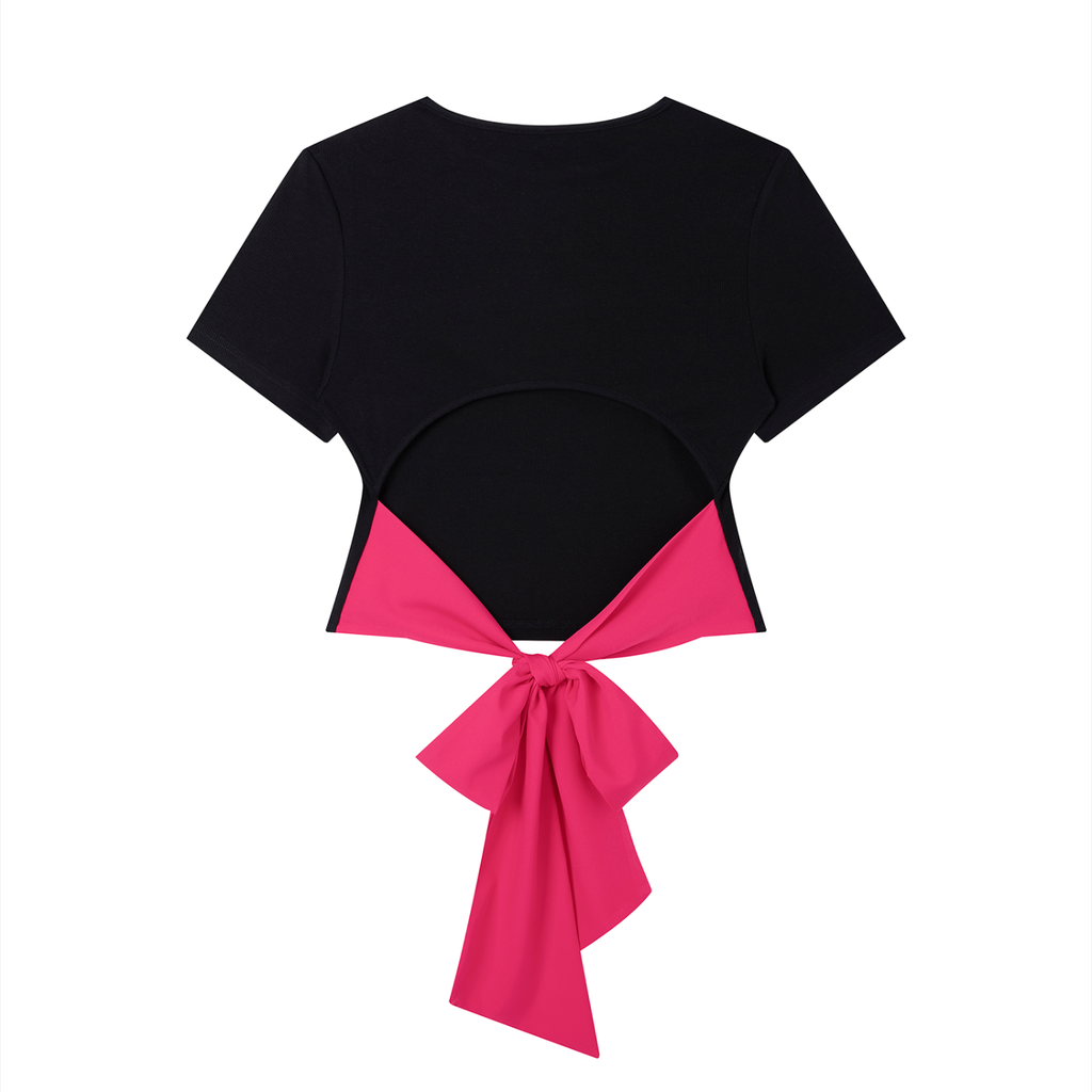 House of Lenore Feral Bow Back Top